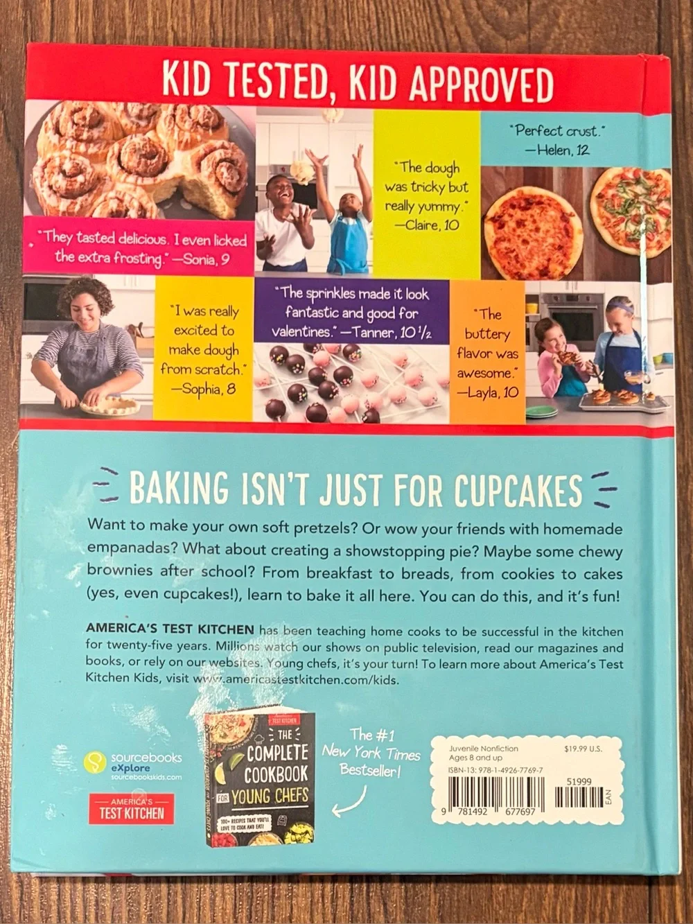NEW! ‘The Complete Baking Book for Young Chefs’ NY Times Bestseller, 226 pages